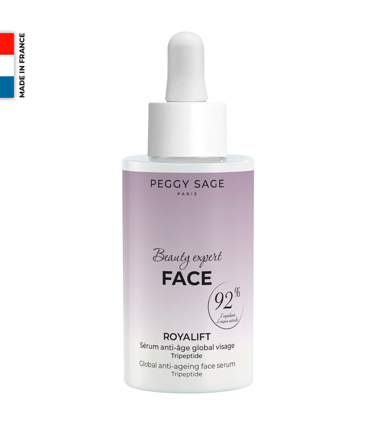 PEGGY SAGE BEAUTY EXPERT FACE ROYALIFT siero viso anti-età globale - tripeptide 30ml