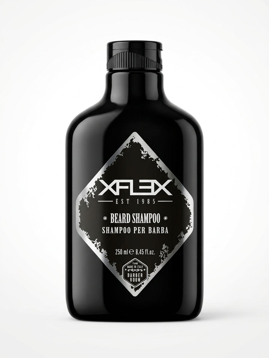 XFLEX Beard Shampoo - Shampoo per Barba Professionale 250ml