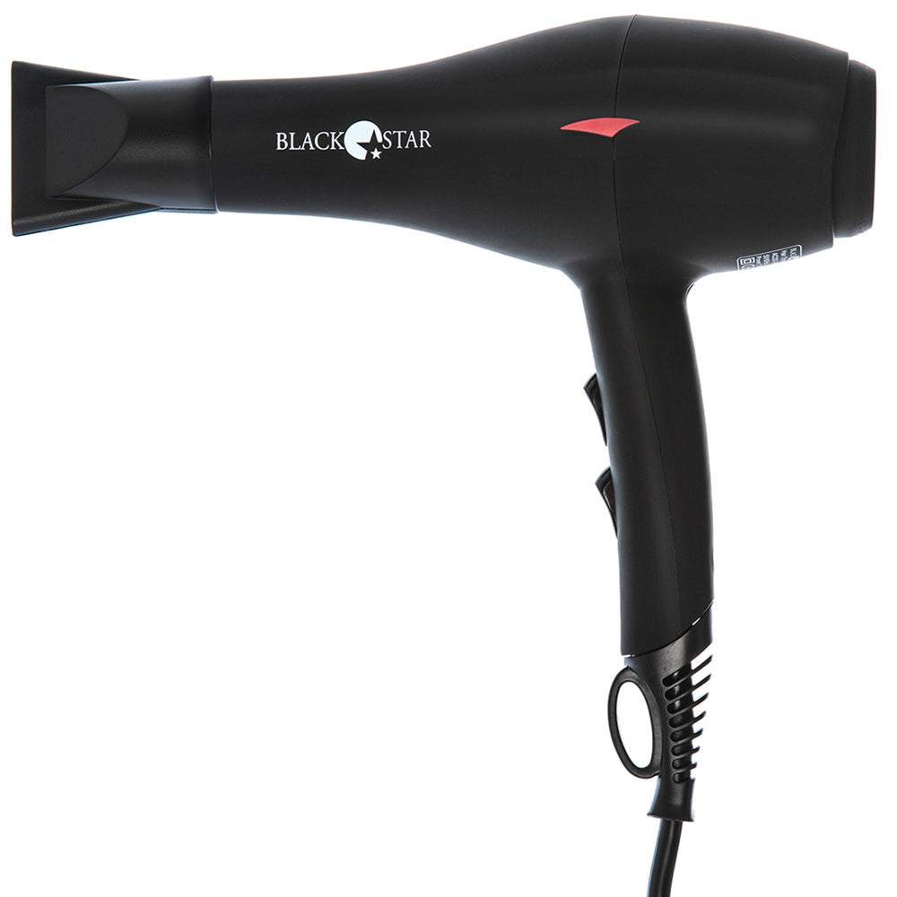 TURBO PIUMA ASCIUGACAPELLI 1700W nero BLACK STAR