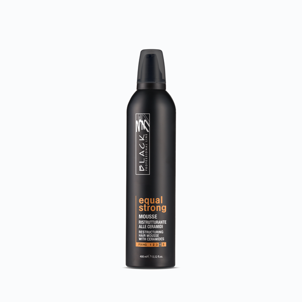 Equal strong – Mousse ristrutturante Black 400ML