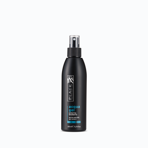 Acqua gel spray – Gel liquido effetto bagnato Black 200ML