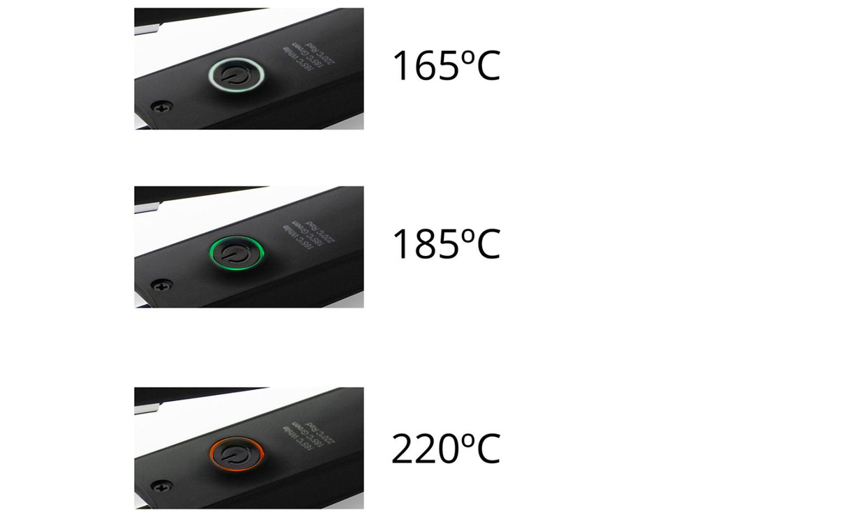 Piastra CORIOLISS C-STYLE BLACK SOFT TOUCH 220°