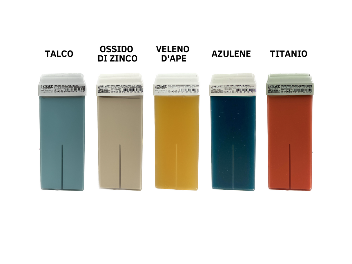 RICARICA DI CERA ROLL LIPOSOLUBILE VELVET 100 ml