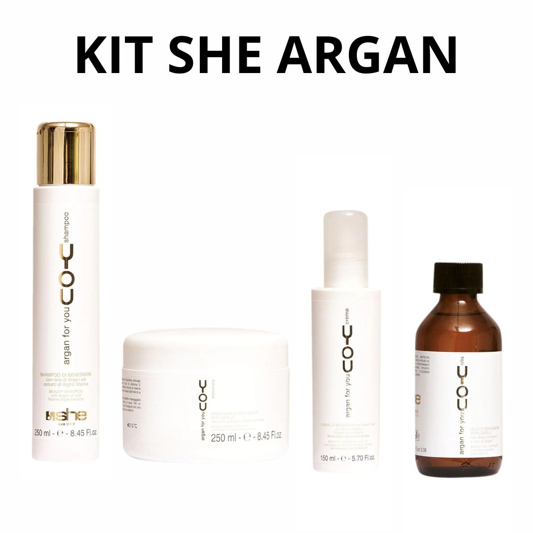 KIT LINEA ARGAN SHE X4