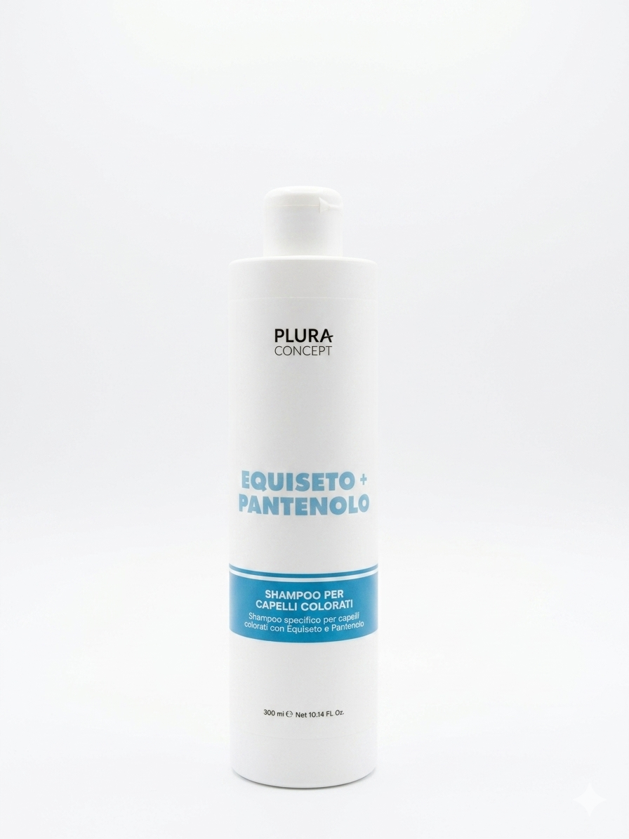 Shampoo per Capelli colorati  – Equiseto e pantenolo Plura concept 300ml