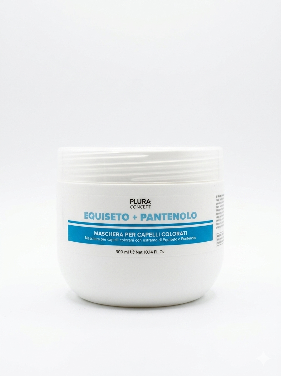 maschera per Capelli colorati  – Equiseto e pantenolo Plura concept 300ml
