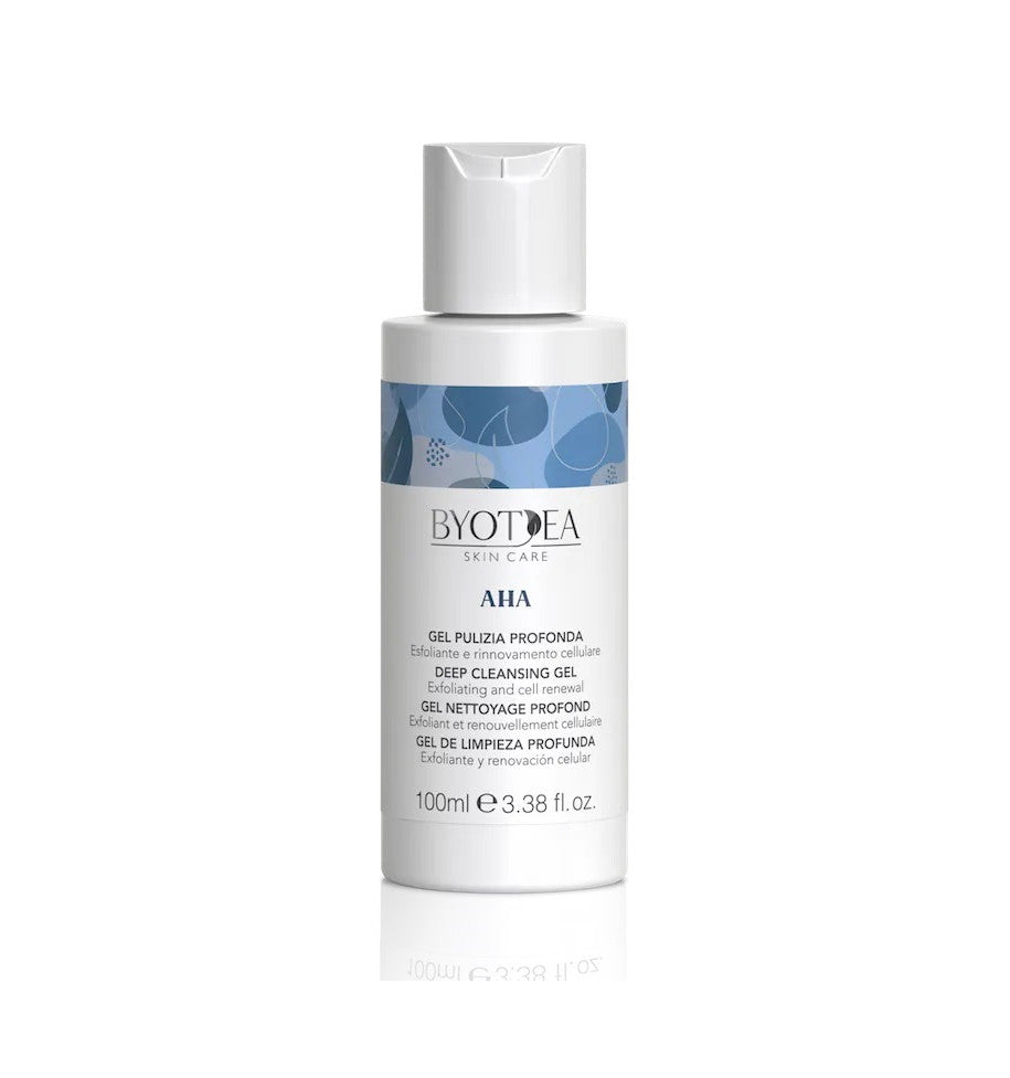 BYOTEA SKIN CARE AHA GEL PULIZIA PROFONDA ESFOLIANTE E RINNOVANTE 100ML