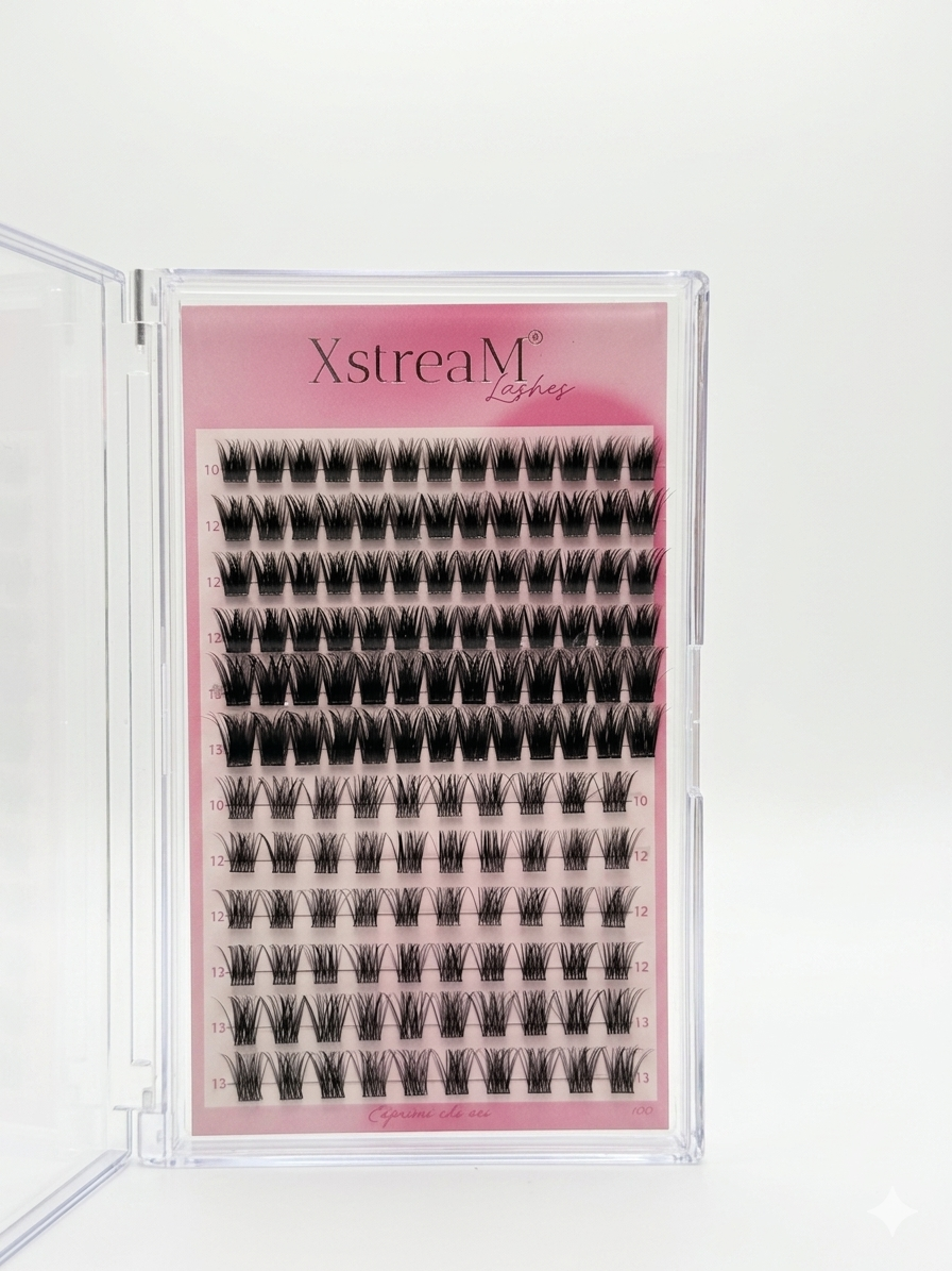 Box Ciglia a ciuffetti XstreaM Lashes 100