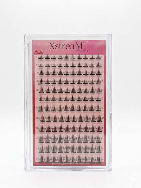 box Ciglia adesive a ciuffetti XstreaM Lashes giulia 200