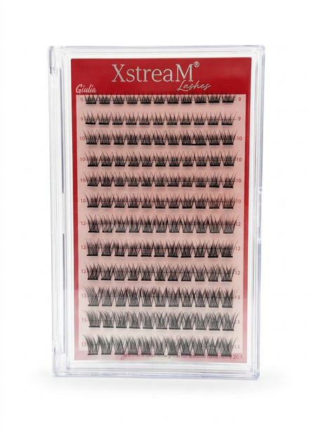 box Ciglia adesive a ciuffetti XstreaM Lashes giulia 201