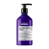 L'Oréal Professionnel Keratin Alpha Sleek Shampoo Lisciante Anti-Crespo - Serie Expert - 500ml