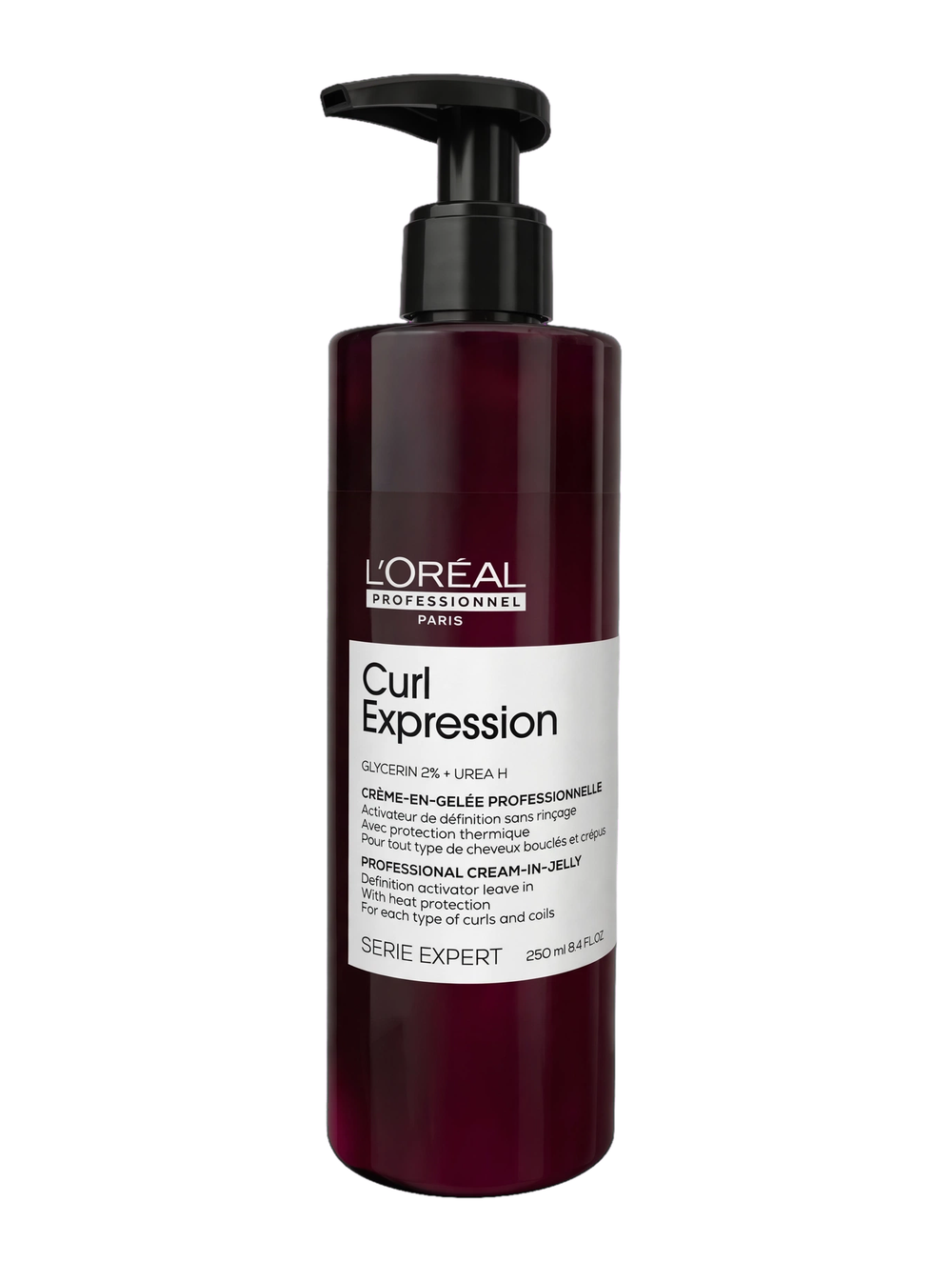 L'Oréal Professionnel Curl Expression 250ml - Crema in Gelatina Attivatore di Definizione - Con Glicerina 2% + Urea H - Con Protezione Termica