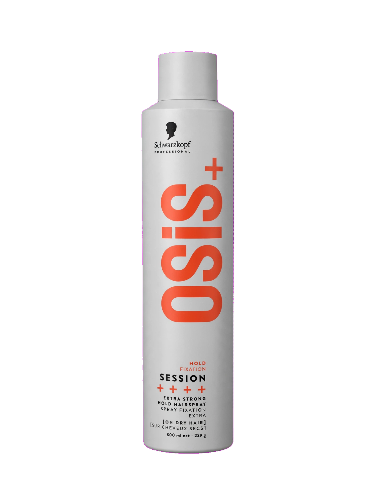 Schwarzkopf Professional OSiS+ Session 300ml - Lacca Extra Forte 4++++ - Fissaggio Estremo + Pettinabilità + Protezione Calore 230°C -