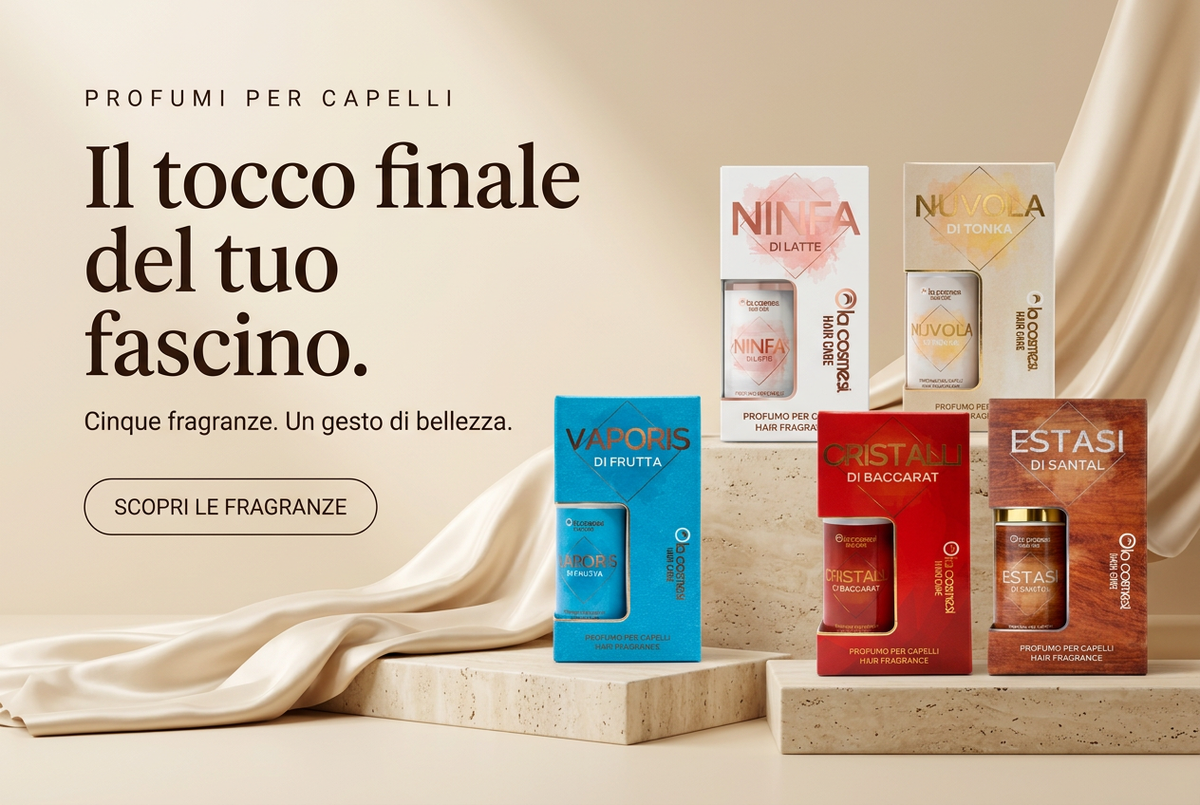 Slide professionale profumi per capelli