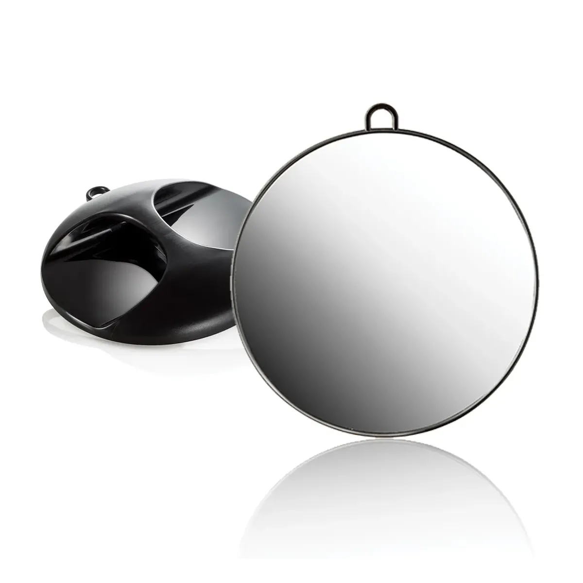 Specchio Professionale da Barbiere e Parrucchiere SALON PRO Circle Mirror 29cm con Manico