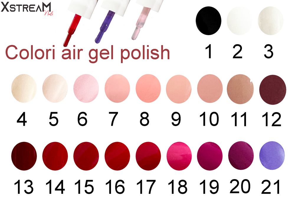 Smalto air gel polish XstreaM 10 ml