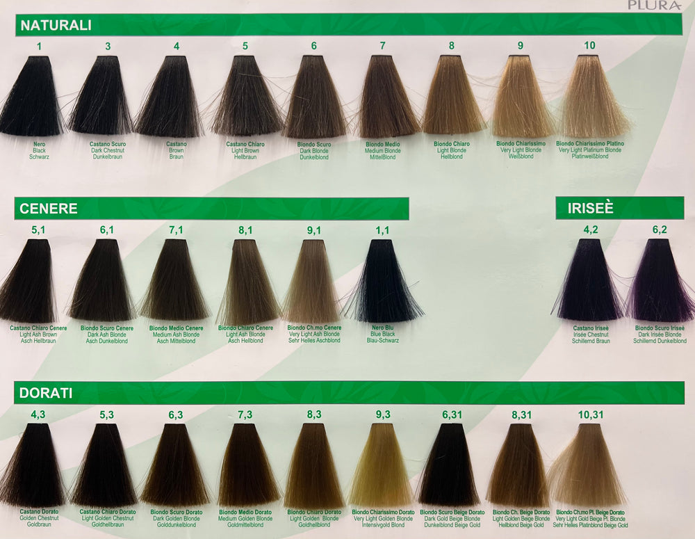 Crema Colorante per Capelli senza ammoniaca plura 100ml