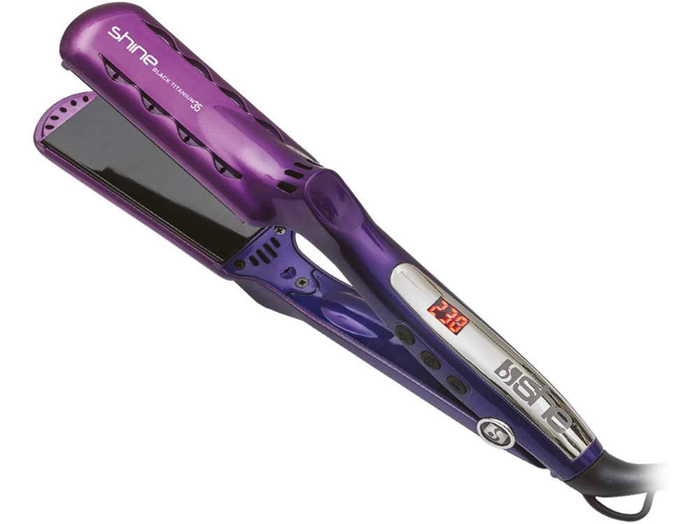 PIASTRA SHINE BLACK TITANIUM 35 SHE - Color+ srl